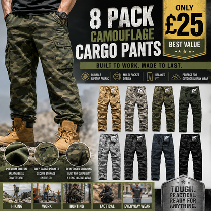 【LAST DAY SALE】Men’s practical camouflage cargo pant