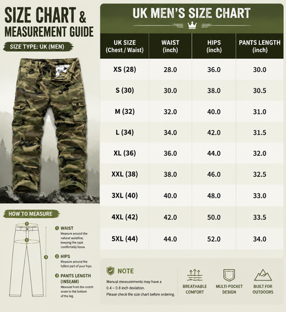 【LAST DAY SALE】Men’s practical camouflage cargo pant